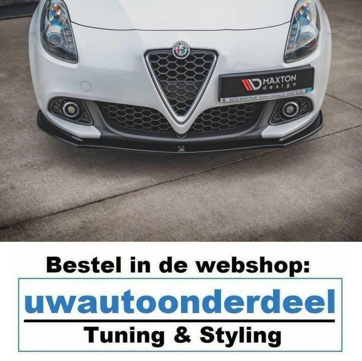 Spoiler Voorspoiler Lip Splitter Voor Alfa Romeo Giulietta F, Auto diversen, Tuning en Styling, Verzenden