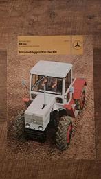 Folder MB trac 800 , Mercedes Benz  trekker, tractor, Ophalen of Verzenden, Zo goed als nieuw, Folder