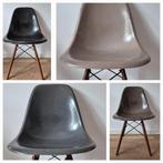 Eames DSW kuipstoelen glasvezel Herman Miller, Huis en Inrichting, Stoelen, Ophalen, Gebruikt, Bruin, Vier