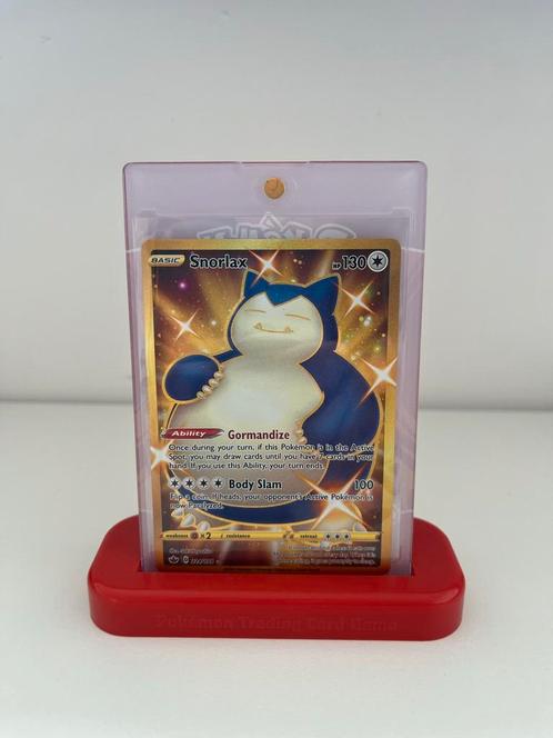 Snorlax Gold Secret Rare Pokémon Kaart, Hobby en Vrije tijd, Verzamelkaartspellen | Pokémon, Zo goed als nieuw, Losse kaart, Foil