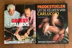 Two greedy Italians en Paddestoelen (Hardcover!) - Carluccio, Ophalen of Verzenden, Zo goed als nieuw, Antonio Carluccio, Italië