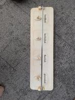 Vintage Brabantia Handdoekhouder, Wandkapstok, Gebruikt, Ophalen of Verzenden, Minder dan 100 cm
