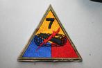 US 7th Armored Division patch, Verzamelen, Militaria | Tweede Wereldoorlog, Ophalen of Verzenden, Landmacht, Amerika, Embleem of Badge