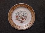 Antiek bord Regout Maastricht Panama vogel , diameter 22 cm, Ophalen of Verzenden