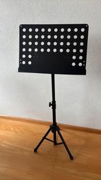 zwarte blad muziekstandaard, stevig, voor gitaar, fluit, enz, Muziek en Instrumenten, Standaards, Ophalen of Verzenden, Zo goed als nieuw