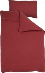 Little dutch dekbedovertrek Pure Indian Red 100x140 NU €27,9, Ophalen of Verzenden, Nieuw, 100 cm of meer, Deken