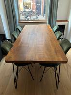 Eettafel set met 6 stoelen - Loods 5 / Leen Bakker, Huis en Inrichting, 200 cm of meer, 50 tot 100 cm, Zo goed als nieuw, Vijf personen of meer