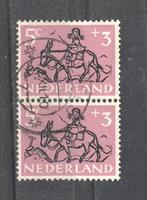 11 Y --597 Kinderzegels 1952 paartje, Postzegels en Munten, Postzegels | Nederland, Verzenden, Na 1940, Gestempeld