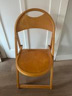 Vintage houten OTK klapstoel jaren 50, Huis en Inrichting, Ophalen, Bruin, Vintage, Zo goed als nieuw