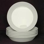Arzberg Tric - 6 witte soepborden, Ophalen of Verzenden, Zo goed als nieuw, Bord(en), Overige stijlen