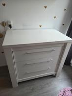 Witte babykamer: bed, commode, kast, Ophalen of Verzenden, Gebruikt, Jongetje of Meisje