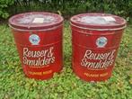2 Reuser & Smulders blikken -  Melange rood grote tonnen, Ophalen of Verzenden, Zo goed als nieuw, Koffie, Overige merken
