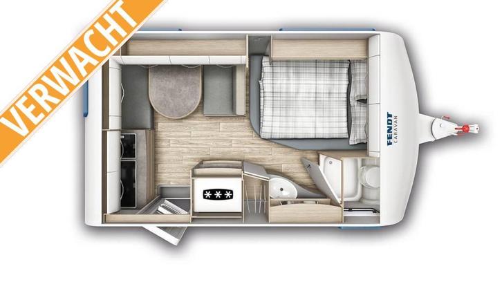 Fendt Apero Active 390 FH MODEL 2026, Caravans en Kamperen, Caravans, Bedrijf, tot en met 2, Treinzit, Fendt, Frans bed, Overige typen