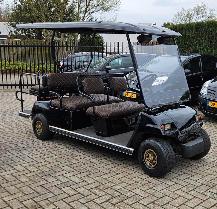 6 Persoons Golfkar met Kenteken, Sport en Fitness, Golf, Zo goed als nieuw, Golfkar, Ophalen