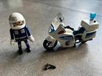 Playmobil 5185 politiemotor met zwaailicht, Kinderen en Baby's, Complete set, Ophalen of Verzenden, Zo goed als nieuw