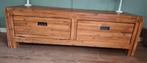 Houten TV Meubel met Opbergruimte, Ophalen, 150 tot 200 cm, Teakhout, Zo goed als nieuw