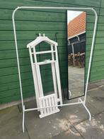 Dressboy (2x) kledingrek spiegel, Huis en Inrichting, Ophalen, Minder dan 50 cm, Zo goed als nieuw, 150 tot 200 cm