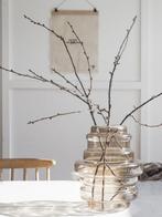 Vaas smokey taupe | NIEUW, Huis en Inrichting, Woonaccessoires | Vazen, Overige kleuren, Nieuw, Ophalen of Verzenden, Glas