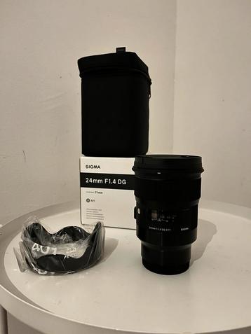 Sigma 24mm f1.4 DG art Sony FE nieuw in doos beschikbaar voor biedingen