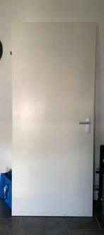 Witte binnendeur, Doe-het-zelf en Verbouw, Ophalen, Gebruikt, 80 tot 100 cm, Binnendeur