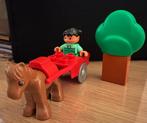 Duplo paard en wagen, Ophalen of Verzenden, Zo goed als nieuw