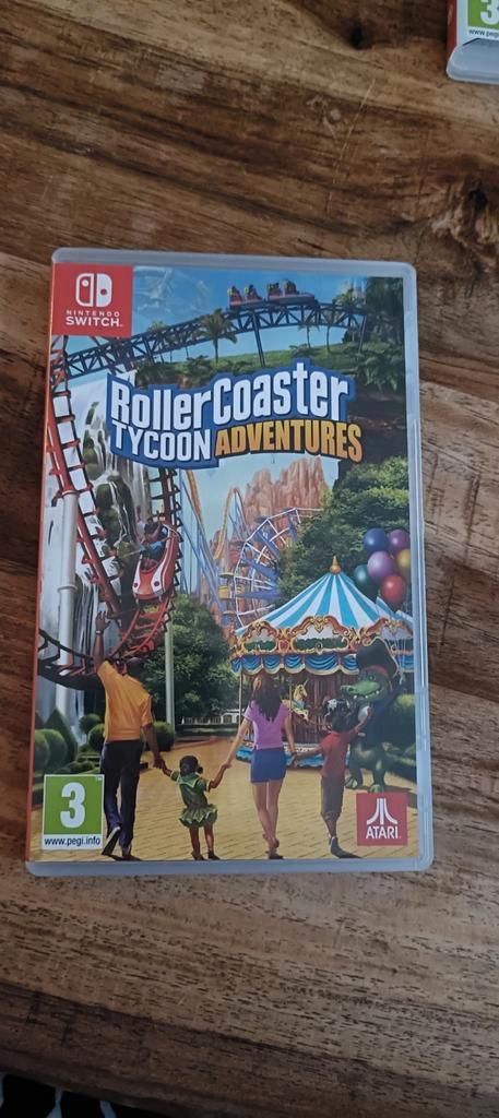 RollerCoaster Tycoon Adventures switch, Spelcomputers en Games, Games | Nintendo Switch, Zo goed als nieuw, Simulatie, 1 speler