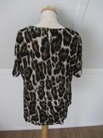 Top 44, k.m. zwart/taupe/beige animalprint, Gerry Weber, Zwart, Maat 42/44 (L), Ophalen of Verzenden, Zo goed als nieuw