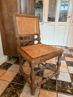 Antieke stoel, kloosterstoel, webbing, Ophalen