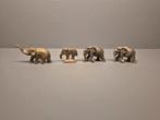 4 oude bronzen olifanten, Antiek en Kunst, Antiek | Koper en Brons, Ophalen of Verzenden