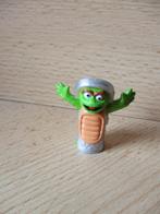 Sesamstraat Oscar poppetje als catcher 3.5cm, Verzamelen, Ophalen of Verzenden, Zo goed als nieuw