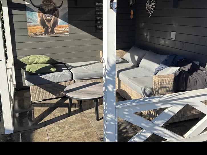 Loungeset Central Park julieta 3 delig 5 pers., Tuin en Terras, Tuinsets en Loungesets, Zo goed als nieuw, Ophalen