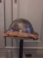 Engelse helm brodie Civil Defence, Ophalen of Verzenden, Landmacht, Engeland, Helm of Baret
