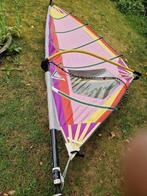 Surf zeil met giek en mast ., Watersport en Boten, Windsurfen, Ophalen, Zo goed als nieuw, Minder dan 250 cm, Complete set