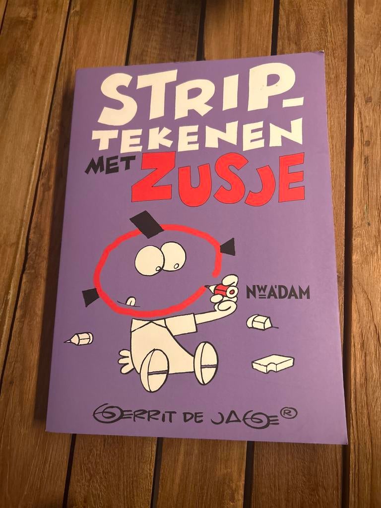 Striptekenen met Zusje - Gerrit de Jager, Boeken, Eén stripboek, Ophalen of Verzenden, Zo goed als nieuw
