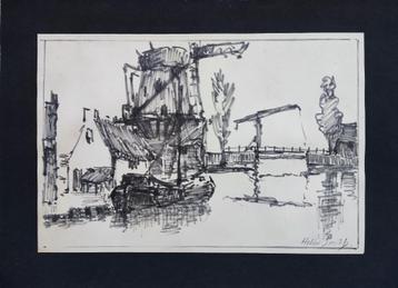 Hobbe Smith (1862-1942) - Vaart met molen beschikbaar voor biedingen