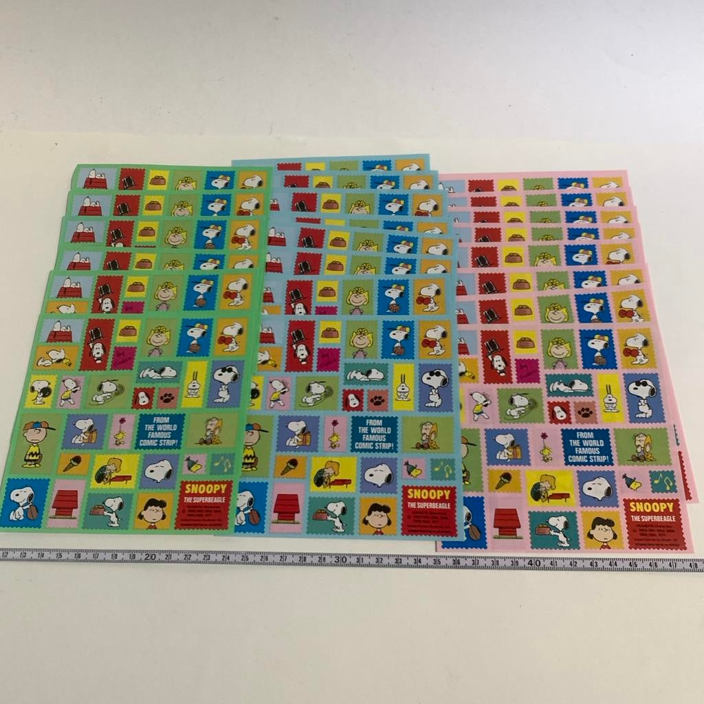 22 Peanuts karakters Snoopy the superbeagle vouwblaadjes, Ophalen of Verzenden, Nieuw
