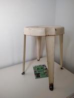 K359 vintage stalen kruk, 2e hands, Gebruikt, Staal, Ophalen of Verzenden