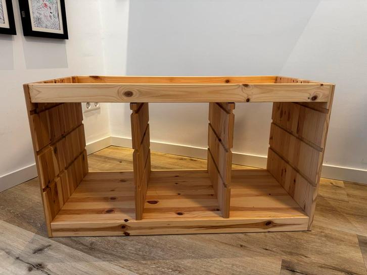 Aangepaste Trofast Opbergkast met bovenbak, Huis en Inrichting, Kasten | Boekenkasten, Gebruikt, 50 tot 100 cm, Minder dan 100 cm