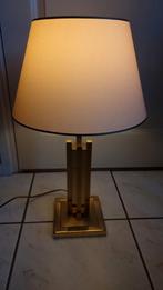Herda koper messing klassieke willy rizzo stijl tafel lamp., Ophalen of Verzenden, Zo goed als nieuw, Minder dan 50 cm