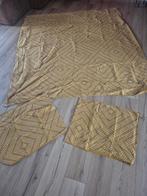 Dekbedovertrek 200x220 + instophoes, Huis en Inrichting, Tweepersoons, Ophalen of Verzenden, Zo goed als nieuw, Geel