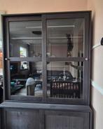 Mooie buffetkast met schuifdeuren, Antiek en Kunst, Ophalen of Verzenden