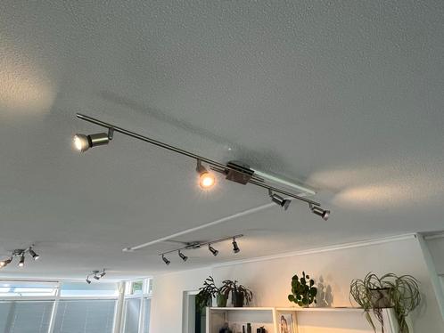 6x Plafondlampen Eglo 4-spots, Huis en Inrichting, Lampen | Plafondlampen, Gebruikt, Metaal, Ophalen