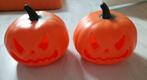 2x grote halloween pompoen met licht, Ophalen of Verzenden, Zo goed als nieuw, Halloween of Griezel