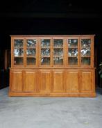 Grote brede teakhouten winkelkast | 309cm breed #2348, Niet ingevuld, 200 cm of meer, Niet ingevuld, Ophalen of Verzenden