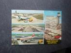 Amsterdam, Schiphol, vliegtuig/auto, Verzamelen, Ansichtkaarten | Nederland, Verzenden, 1980 tot heden, Gelopen, Noord-Holland