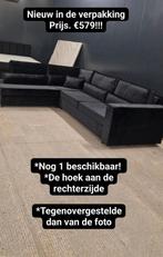 NIEUW! HOEKBANK XXL + VELVET STOF! NERGENS VOORDELIGER!!!, Ophalen of Verzenden, Nieuw, Stof