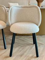 Chique teddy eetstoelen 2stk NIEUW!, Huis en Inrichting, Stoelen, Ophalen, Twee, Wit, Nieuw