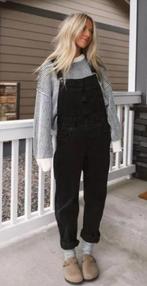 Free People Ziggy Overall overal mineral black, Kleding | Dames, Jumpsuits, Zo goed als nieuw, Verzenden