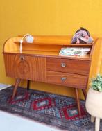 Retro Vintage Kaptafeltje Jaren 60, tv meubel, kastje, Huis en Inrichting, Tafels | Kaptafels, Ophalen, Gebruikt, 100 tot 150 cm