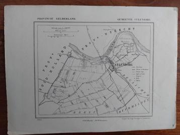 39 / Culemborg Redichem De Lek Litho uit 1867 van J. Kuyper beschikbaar voor biedingen
